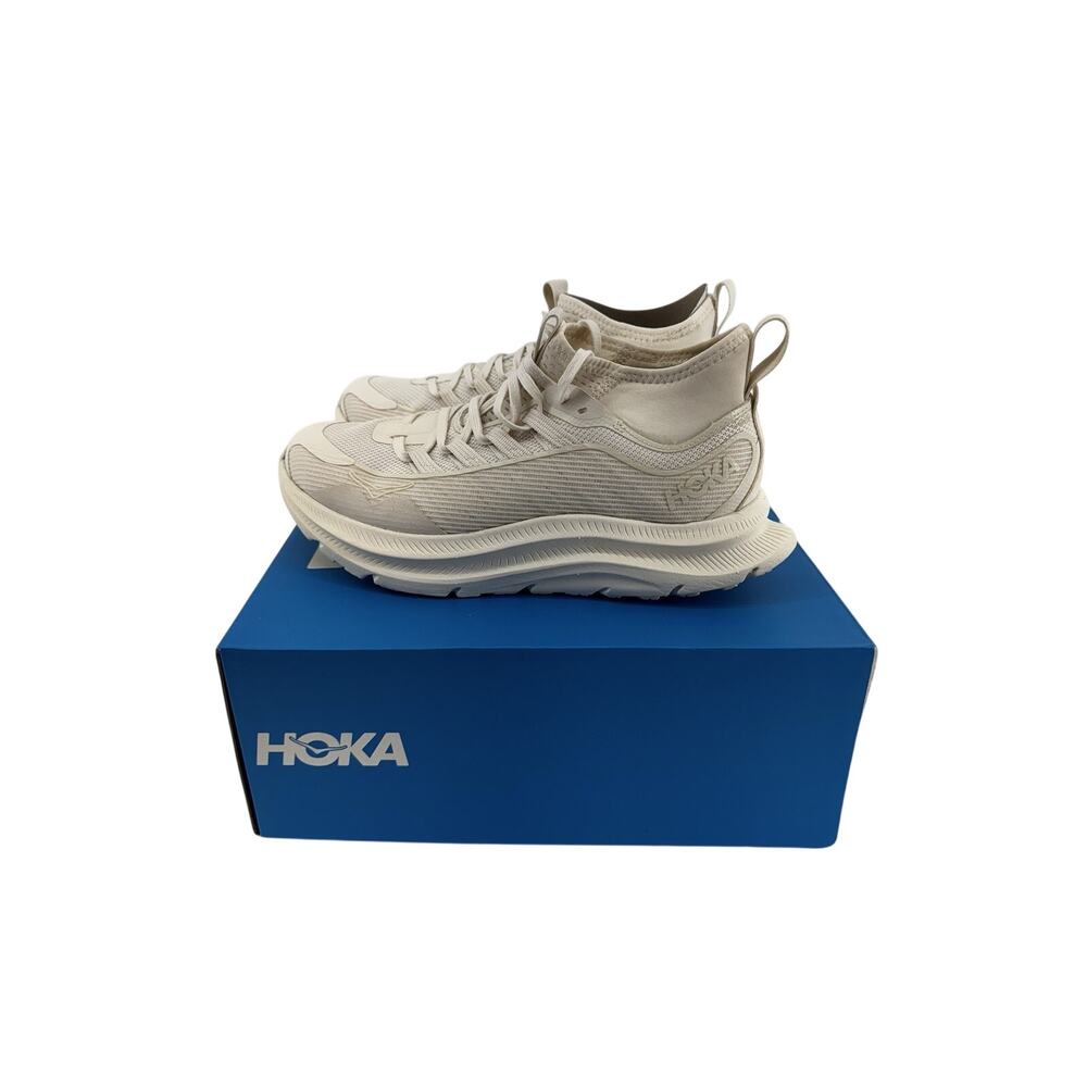 HOKA Kawana Mid Training Shoes Womens Size 8.5 Alabaster Neutral